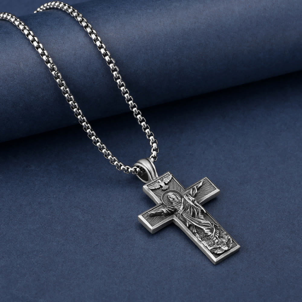 ChristianartworkshopCollier Croix de l'Ascension de Jésus - image 2