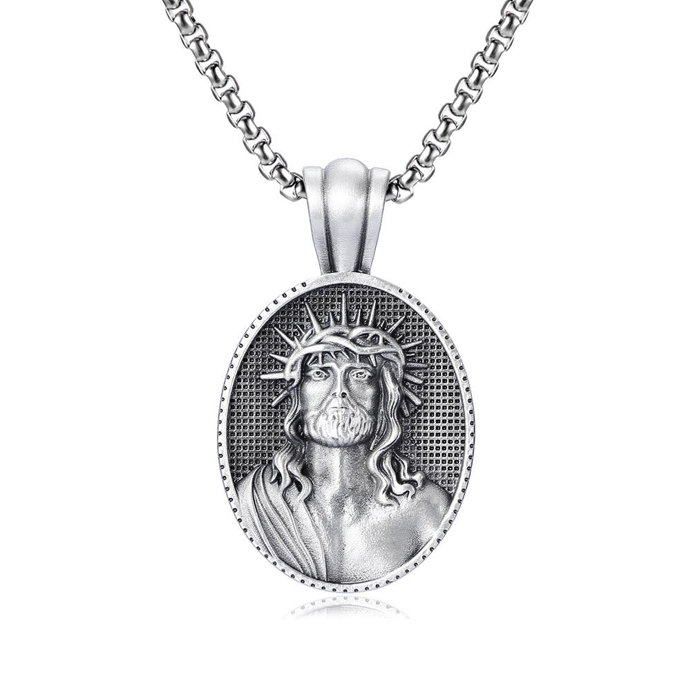 ChristianartworkshopCollier amulette Couronne d'épines de Jésus - image 4