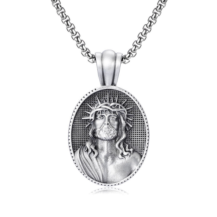 ChristianartworkshopCollier amulette Couronne d'épines de Jésus - image 4