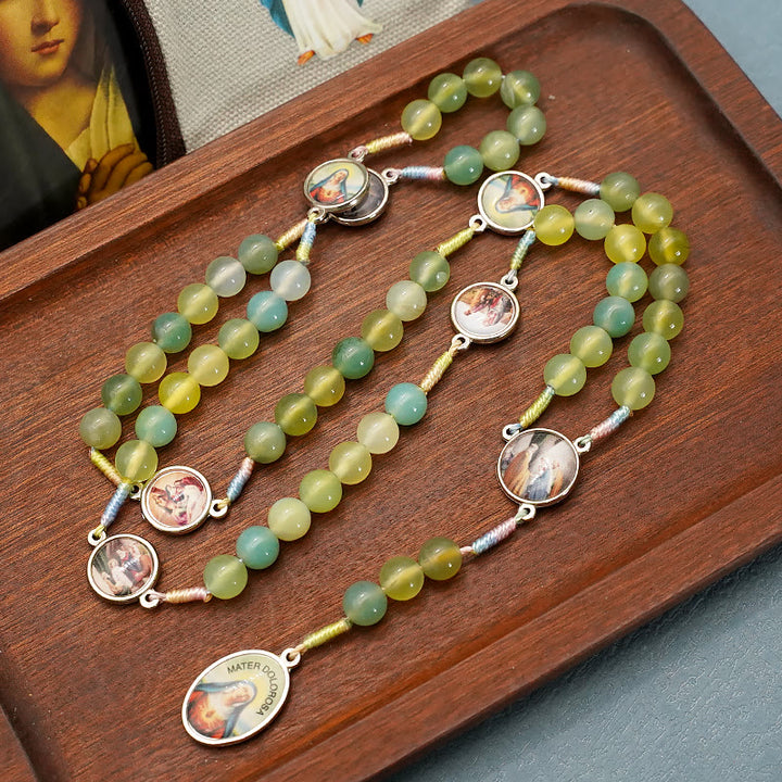 Christianartworkshop Les sept douleurs du Rosaire de Marie - Vert - image 0