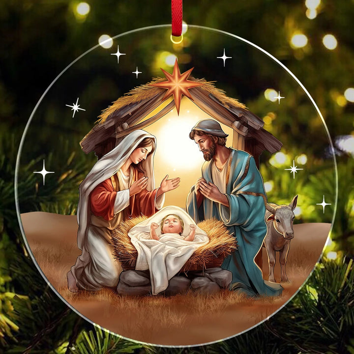 Christianartworkshop Crèche de Noël, décorations du Christ, ornements B - Céramique - image 0