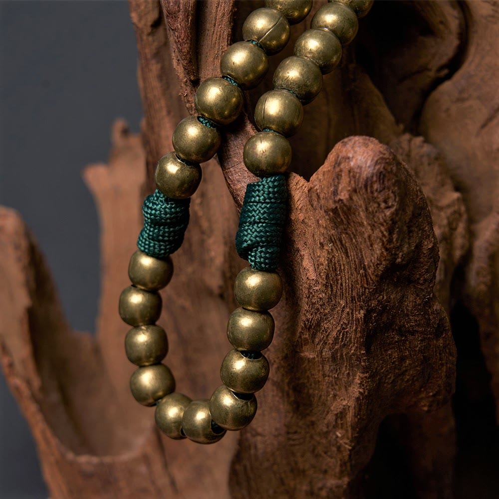 Christianartworkshop Crucifix rond de 10 mm en bronze acrylique avec paracorde - image 2