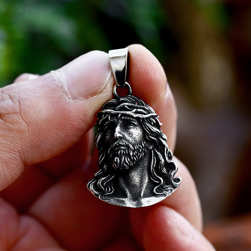 Christianartworkshop Collier pendentif couronne d'épines de Jésus de style classique - image 3