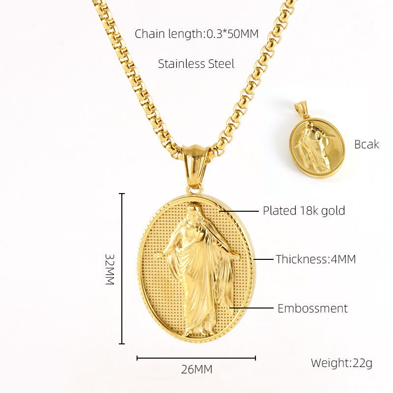 Christianartworkshop Collier pendentif icône classique style rétro 11 - Jésus - image 9