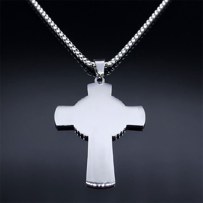 Christianartworkshop Collier croix eucharistique halo de vigne style multi-éléments - image 7