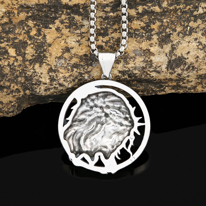 Christianartworkshop Collier pendentif couronne d'épines de Jésus style rétro punk - image 3