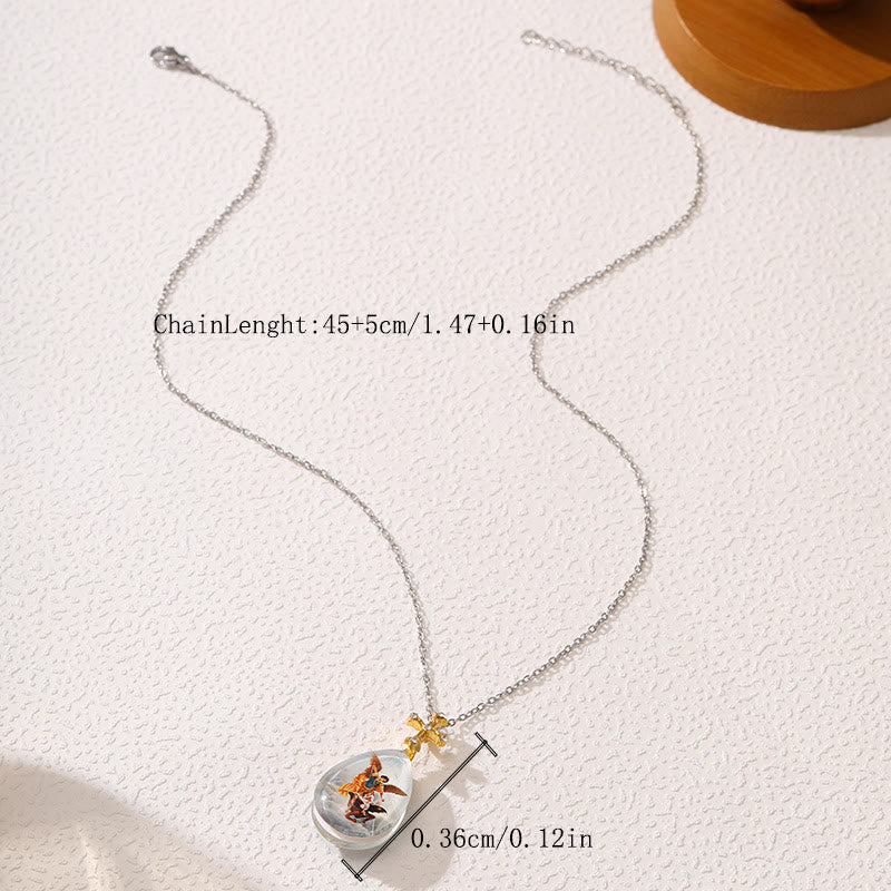 Christianartworkshop Collier pendentif en cristal style simple et tendance, série Jésus - image 6
