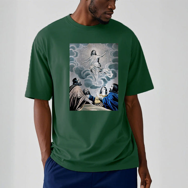 T-shirt à manches courtes Christianartworkshop Classic Style The Ascension - image 10