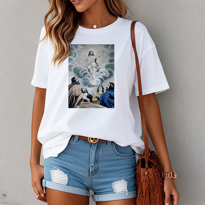 T-shirt à manches courtes Christianartworkshop Classic Style The Ascension - image 5
