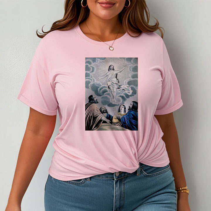 T-shirt à manches courtes Christianartworkshop Classic Style The Ascension - image 16