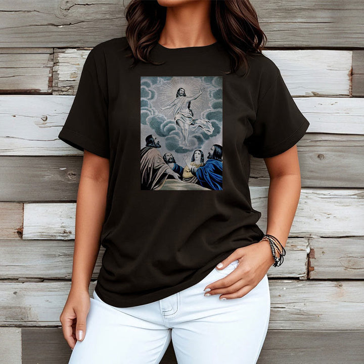 T-shirt à manches courtes Christianartworkshop Classic Style The Ascension - image 3