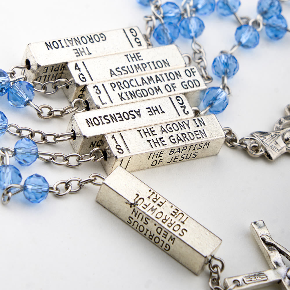 Christianartworkshop Barre Mystère Gravée du Rosaire des Mystères - image 2