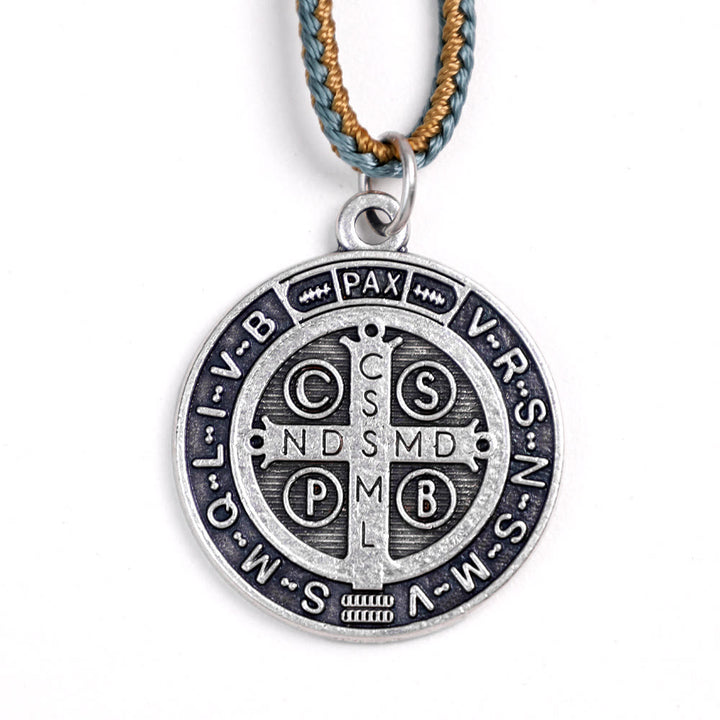 Christianartworkshop Chapelet de la dizaine en bois d'olivier avec médaille de Saint Benoît - image 8