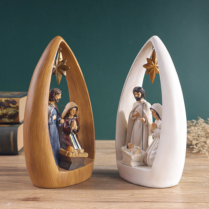 Christianartworkshop Crèche de bureau en résine de style raffiné - image 1