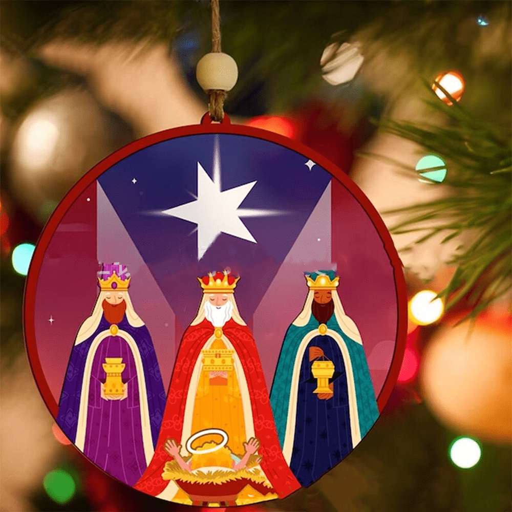 Christianartworkshop Styles d'illustration Ornements de Noël des Trois Rois Mages C - image 5