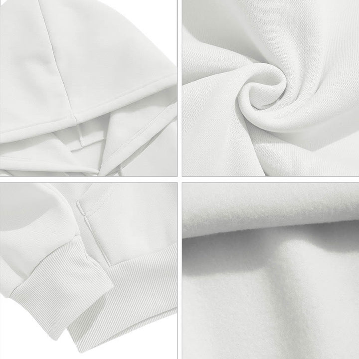 Christianartworkshop Sweat à capuche en polyester doublé polaire style moderne « Jésus, il sera là pour toi » - image 4