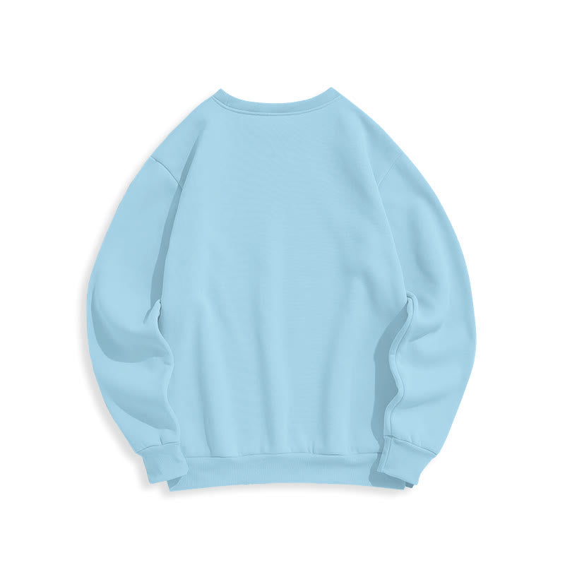 Sweat-shirt en polyester doublé polaire avec citation classique « La foi plutôt que la peur » de Christianartworkshop - image 3