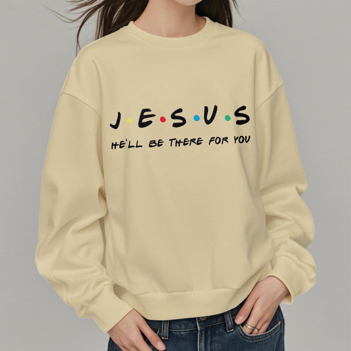 Sweat-shirt en polyester doublé polaire « Jésus, il sera là pour toi » style moderne de Christianartworkshop - image 12
