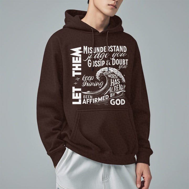 Christianartworkshop Sweat à capuche en polyester doublé polaire, style moderne affirmé par Dieu - image 17