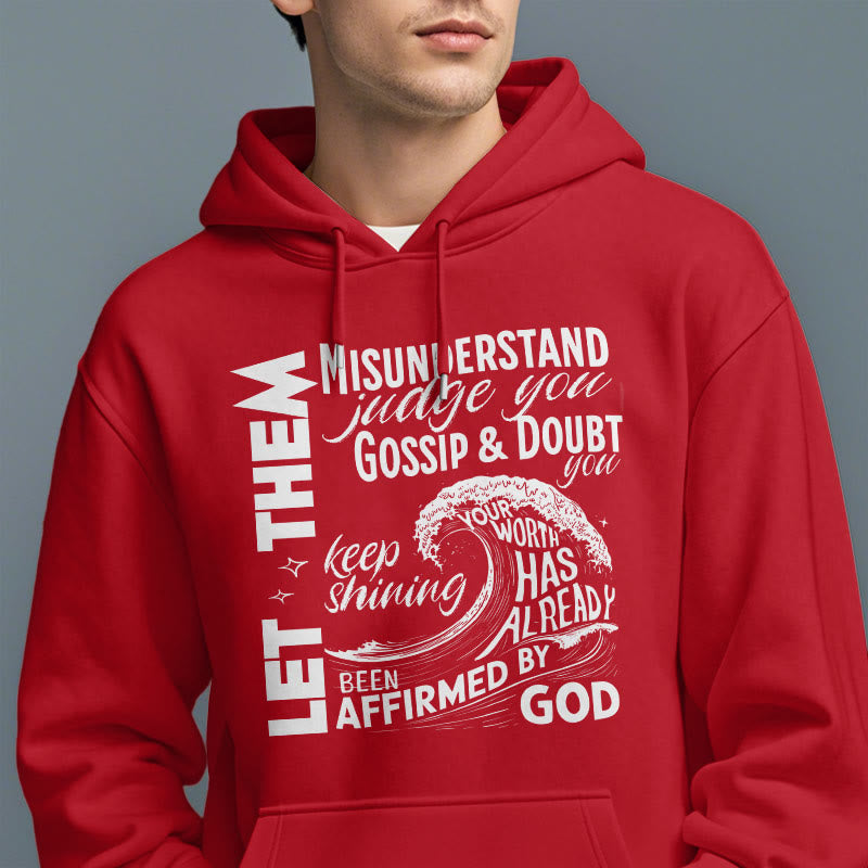 Christianartworkshop Sweat à capuche en polyester doublé polaire, style moderne affirmé par Dieu - image 37