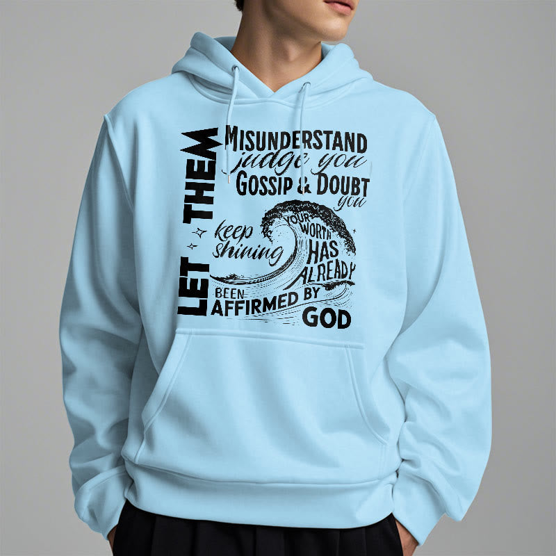 Christianartworkshop Sweat à capuche en polyester doublé polaire, style moderne affirmé par Dieu - image 27