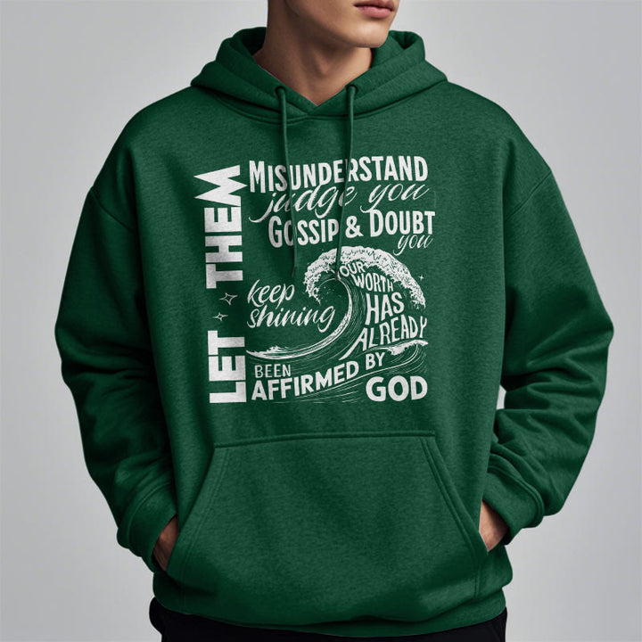 Christianartworkshop Sweat à capuche en polyester doublé polaire, style moderne affirmé par Dieu - image 23