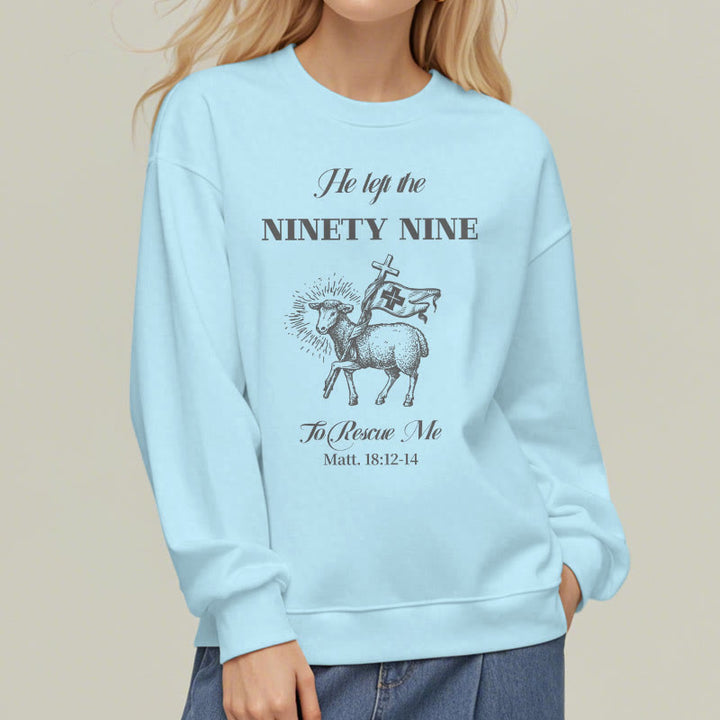Sweat-shirt en polyester doublé polaire « Il a quitté les 99 » de Christianartworkshop - image 28
