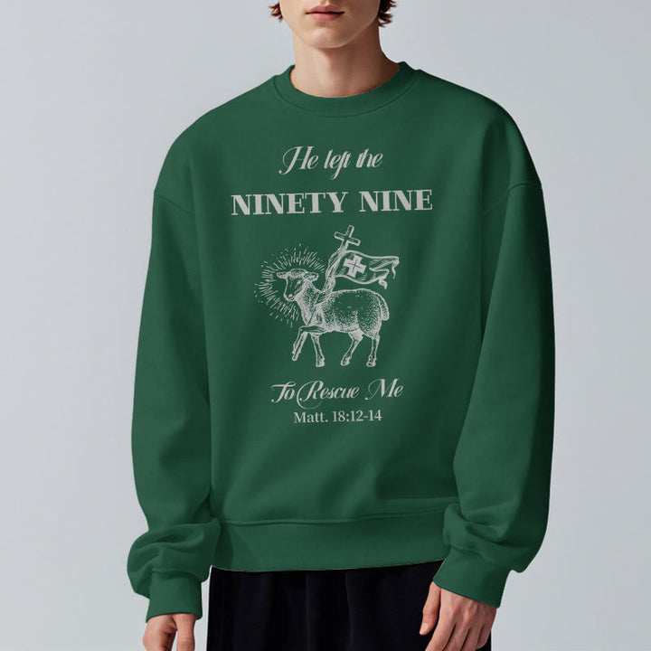 Sweat-shirt en polyester doublé polaire « Il a quitté les 99 » de Christianartworkshop - image 23