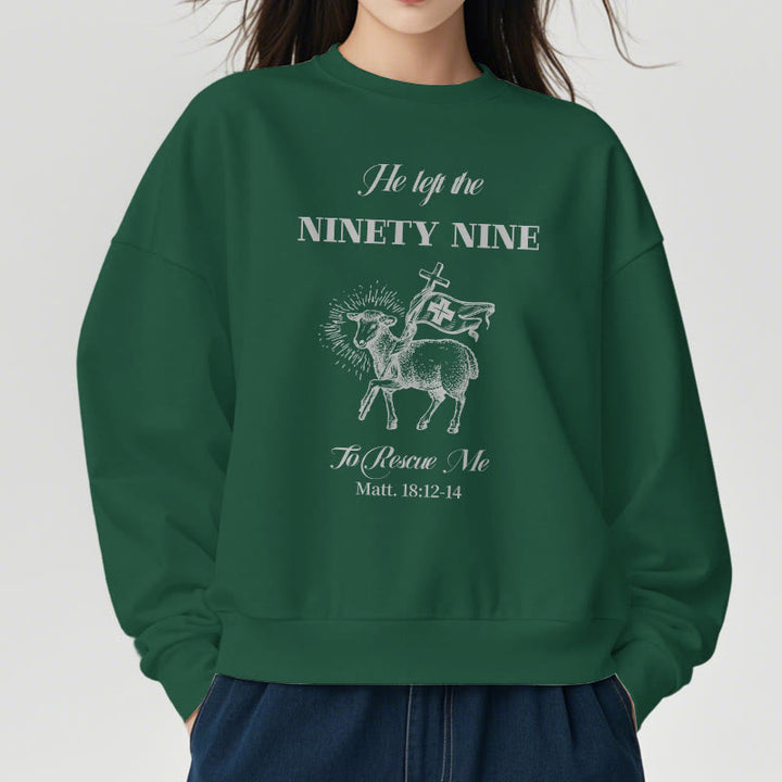 Sweat-shirt en polyester doublé polaire « Il a quitté les 99 » de Christianartworkshop - image 22