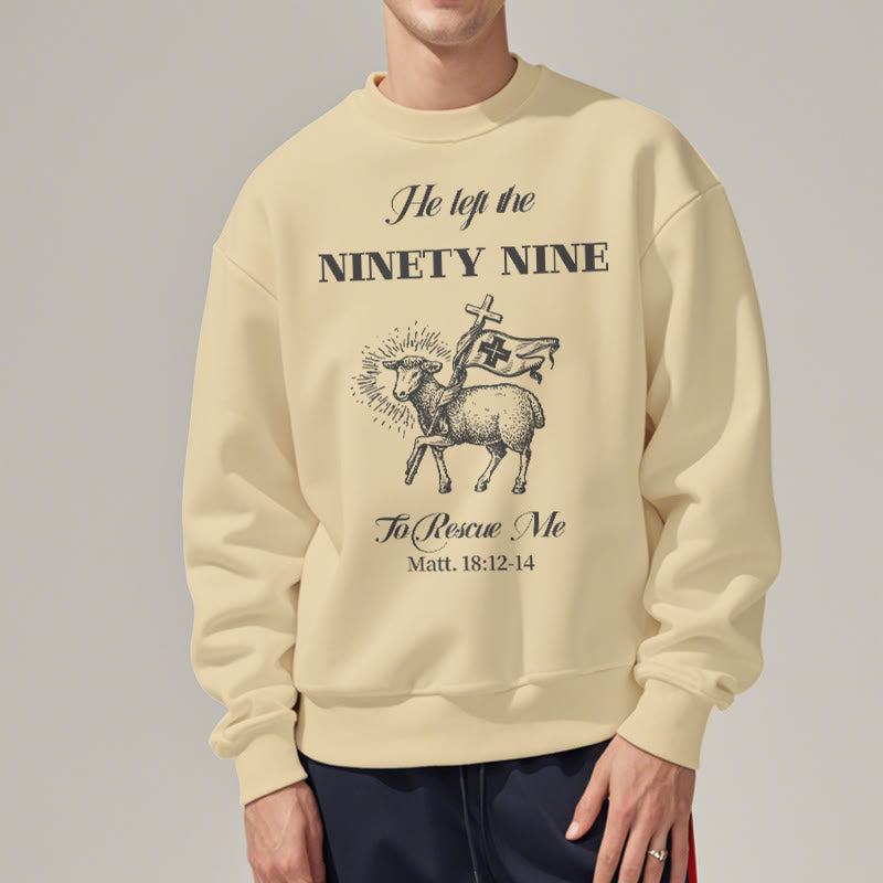 Sweat-shirt en polyester doublé polaire « Il a quitté les 99 » de Christianartworkshop - image 12