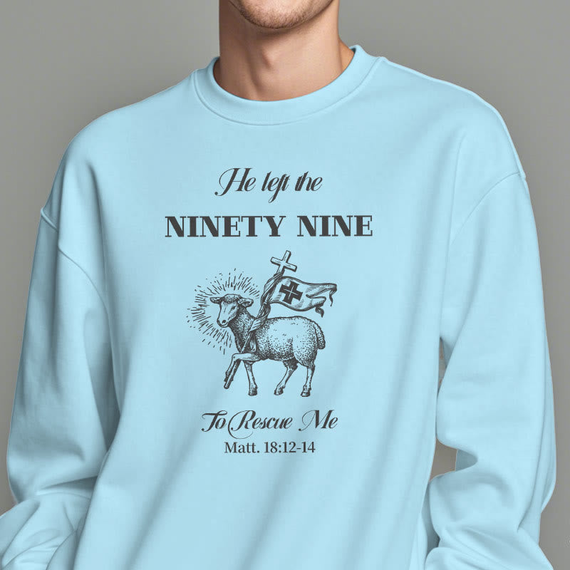 Sweat-shirt en polyester doublé polaire « Il a quitté les 99 » de Christianartworkshop - image 27