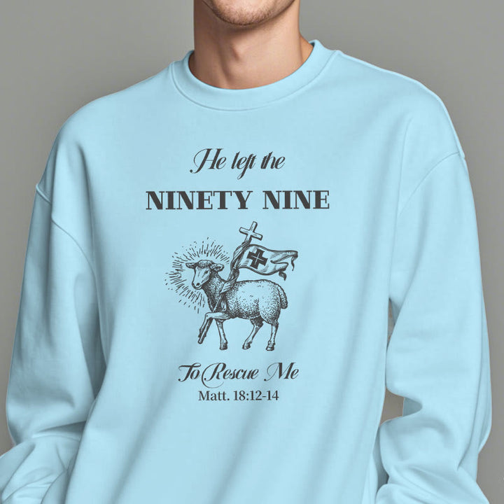 Sweat-shirt en polyester doublé polaire « Il a quitté les 99 » de Christianartworkshop - image 27