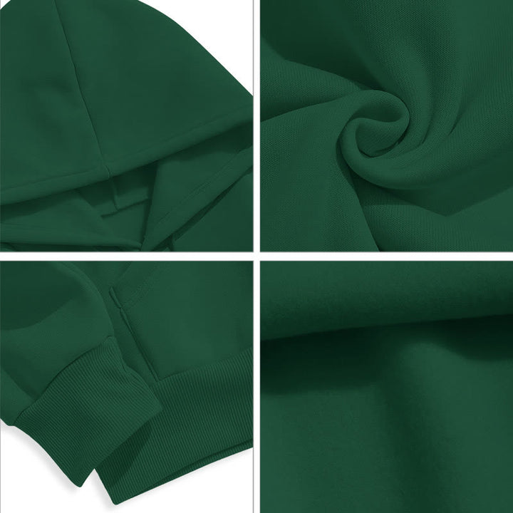 Sweat à capuche en polyester doublé polaire style classique Christianartworkshop « Dieu est notre refuge et notre force » - image 24