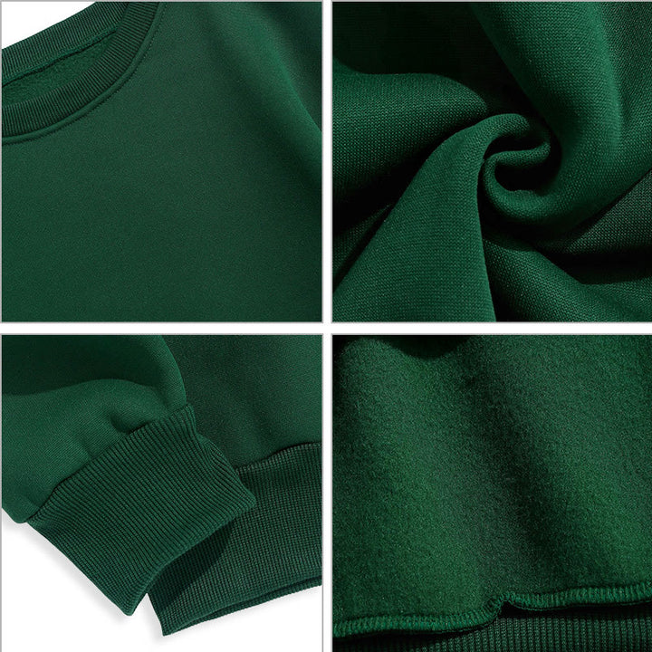 Sweat-shirt en polyester doublé polaire avec croix « Père, pardonne-leur » style classique de Christianartworkshop - image 24