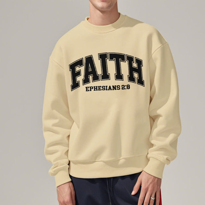 Sweat-shirt en polyester doublé polaire Christianartworkshop, style moderne, Foi, Éphésiens 2:8 - image 17