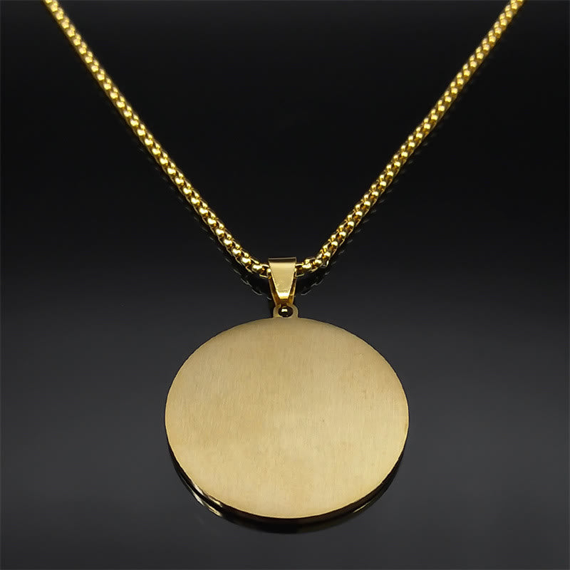 Christianartworkshop Collier pendentif Saint Michel, style classique, protection et bénédiction sacrée - image 3
