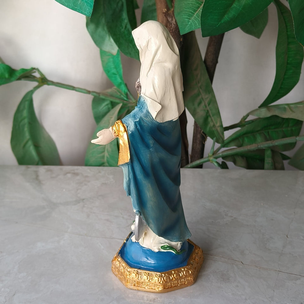 Christianartworkshop Médaille miraculeuse de la Vierge Marie, style classique, ornement de bureau - image 1