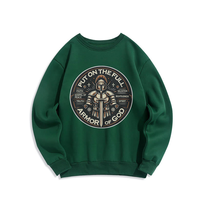 Sweat-shirt en polyester doublé polaire style moderne Christianartworkshop - Vert - 2XL - image 20