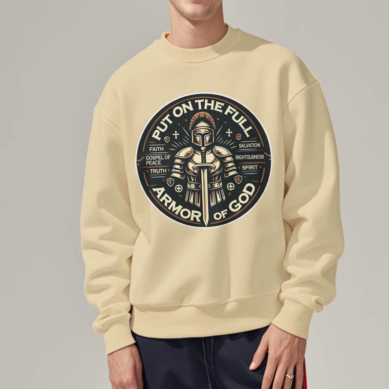 Sweat-shirt en polyester doublé polaire style moderne Christianartworkshop - image 1