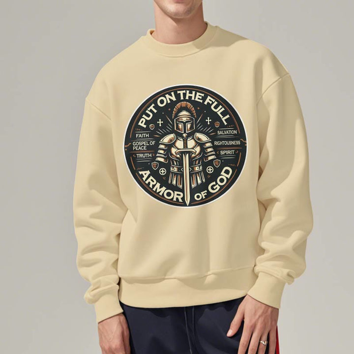 Sweat-shirt en polyester doublé polaire style moderne Christianartworkshop - image 1