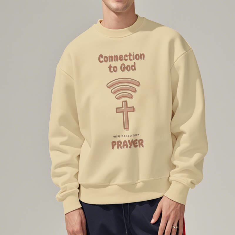 Sweat-shirt en polyester doublé polaire style moderne Christianartworkshop pour la prière et le lien avec Dieu - image 18