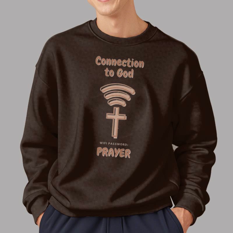 Sweat-shirt en polyester doublé polaire style moderne Christianartworkshop pour la prière et le lien avec Dieu - image 22