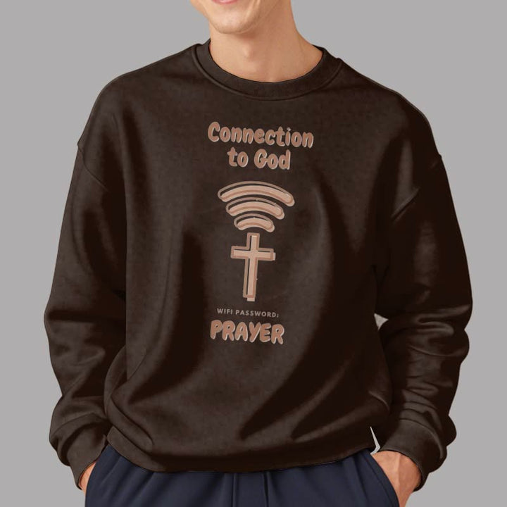 Sweat-shirt en polyester doublé polaire style moderne Christianartworkshop pour la prière et le lien avec Dieu - image 22