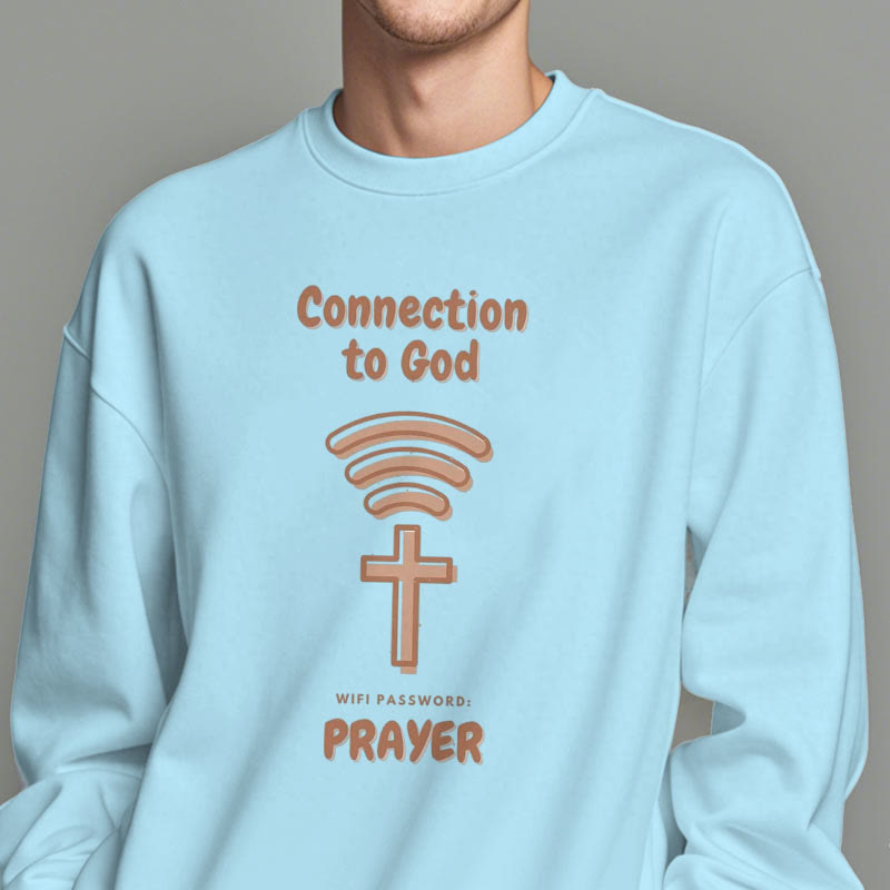 Sweat-shirt en polyester doublé polaire style moderne Christianartworkshop pour la prière et le lien avec Dieu - image 28