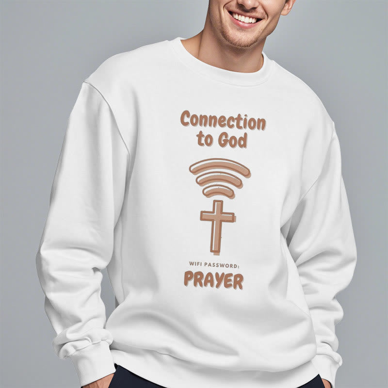 Sweat-shirt en polyester doublé polaire style moderne Christianartworkshop pour la prière et le lien avec Dieu - image 13