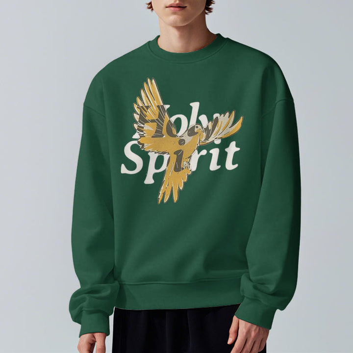 Sweat-shirt en polyester doublé polaire style classique Christianartworkshop avec colombe volante du Saint-Esprit - image 23