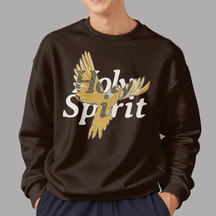Sweat-shirt en polyester doublé polaire style classique Christianartworkshop avec colombe volante du Saint-Esprit - image 18