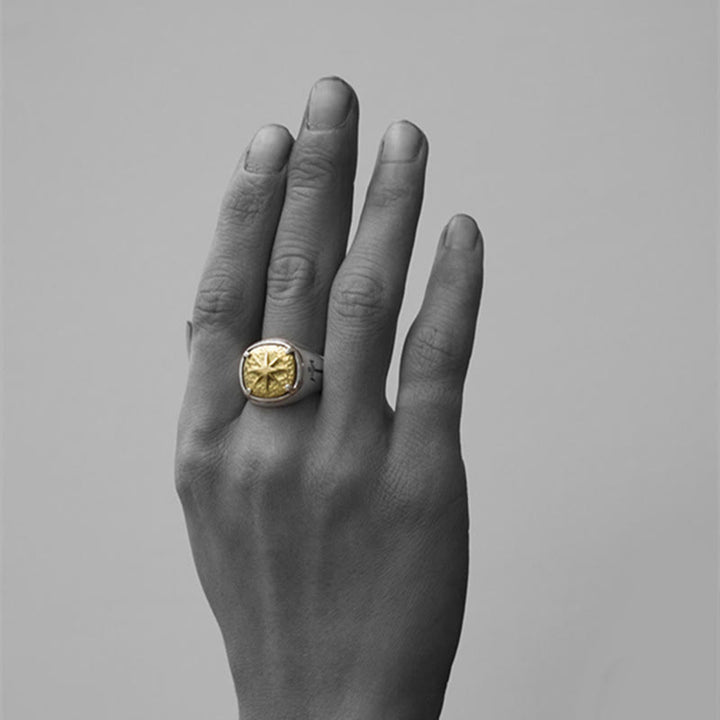 Bague de bénédiction sacrée en forme d'étoile de Bethléem, style classique, de Christianartworkshop - image 1