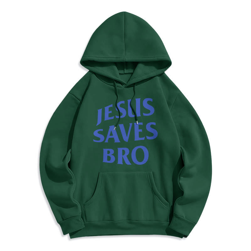 Christianartworkshop Sweat à capuche en polyester doublé polaire avec citation « Jésus sauve mon frère, fier de ma foi » - Vert - 2XL - image 14