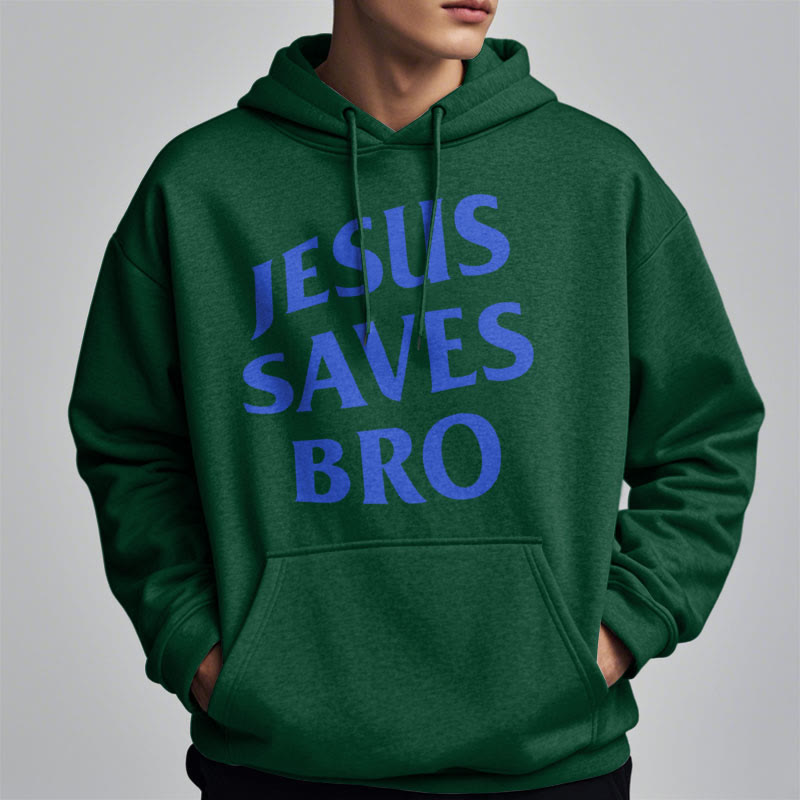 Christianartworkshop Sweat à capuche en polyester doublé polaire avec citation « Jésus sauve mon frère, fier de ma foi » - image 15